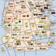 A portion of the gaming map, which takes place in Westeros.